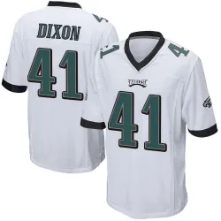Youth Lance Dixon Philadelphia Eagles No.41 Game Jersey - White