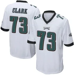 Youth Le'Raven Clark Philadelphia Eagles No.73 Game Jersey - White