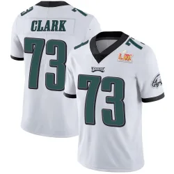 Youth Le'Raven Clark Philadelphia Eagles No.73 Limited Vapor Untouchable Super Bowl LIX Jersey - White