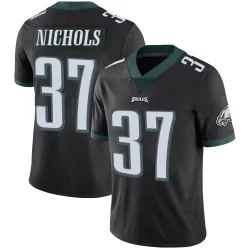 Youth Lew Nichols Philadelphia Eagles No.37 Limited Alternate Vapor Untouchable Jersey - Black