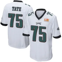 Youth Marcus Tate Philadelphia Eagles No.75 Game Super Bowl LIX Jersey - White