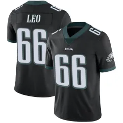 Youth Matt Leo Philadelphia Eagles No.66 Limited Alternate Vapor Untouchable Jersey - Black