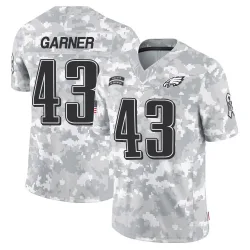 Youth Mekhi Garner Philadelphia Eagles No.43 Limited 2024 Salute to Service Jersey - Arctic Camo