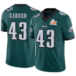 Youth Mekhi Garner Philadelphia Eagles No.43 Limited Vapor F.U.S.E. Super Bowl LIX Jersey - Green