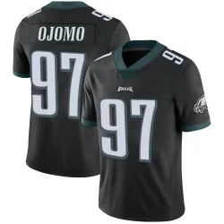 Youth Moro Ojomo Philadelphia Eagles No.97 Limited Alternate Vapor Untouchable Jersey - Black