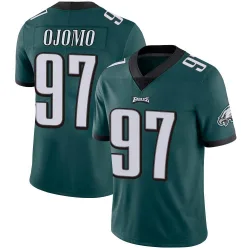 Youth Moro Ojomo Philadelphia Eagles No.97 Limited Midnight Team Color Vapor Untouchable Jersey - Green