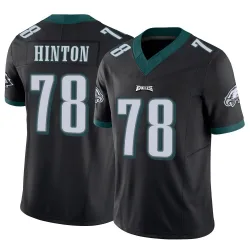 Youth Myles Hinton Philadelphia Eagles No.78 Limited Vapor F.U.S.E. Jersey - Black