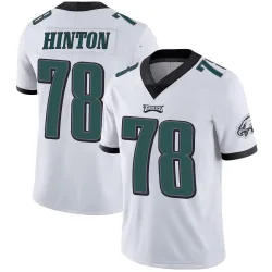 Youth Myles Hinton Philadelphia Eagles No.78 Limited Vapor Untouchable Jersey - White
