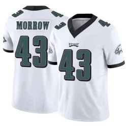 Youth Nicholas Morrow Philadelphia Eagles No.43 Limited Vapor F.U.S.E. Jersey - White