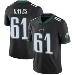 Youth Nick Gates Philadelphia Eagles No.61 Limited Alternate Vapor Untouchable Jersey - Black