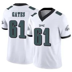 Youth Nick Gates Philadelphia Eagles No.61 Limited Vapor F.U.S.E. Jersey - White