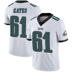 Youth Nick Gates Philadelphia Eagles No.61 Limited Vapor Untouchable Jersey - White