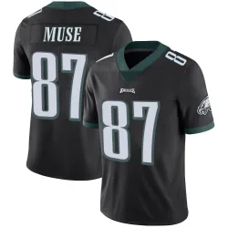 Youth Nick Muse Philadelphia Eagles No.87 Limited Alternate Vapor Untouchable Jersey - Black