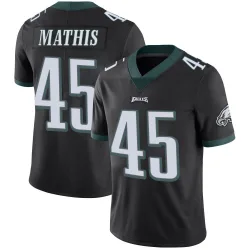 Youth Ochaun Mathis Philadelphia Eagles No.45 Limited Alternate Vapor Untouchable Jersey - Black