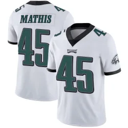 Youth Ochaun Mathis Philadelphia Eagles No.45 Limited Vapor Untouchable Jersey - White