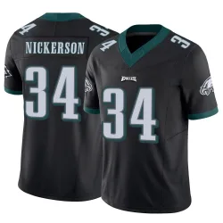Youth Parry Nickerson Philadelphia Eagles No.34 Limited Vapor F.U.S.E. Jersey - Black