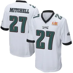 Youth Quinyon Mitchell Philadelphia Eagles No.27 Game Super Bowl LIX Jersey - White