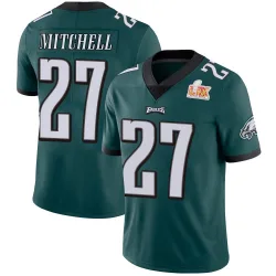 Youth Quinyon Mitchell Philadelphia Eagles No.27 Limited Midnight Team Color Vapor Untouchable Super Bowl LIX Jersey - Green