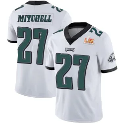 Youth Quinyon Mitchell Philadelphia Eagles No.27 Limited Vapor Untouchable Super Bowl LIX Jersey - White
