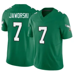 Youth Ron Jaworski Philadelphia Eagles No.7 Limited Kelly Alternate Vapor F.U.S.E. Jersey - Green