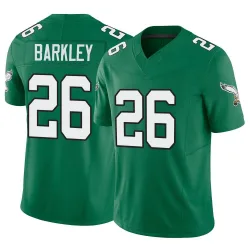 Youth Saquon Barkley Philadelphia Eagles No.26 Limited Kelly Alternate Vapor F.U.S.E. Jersey - Green