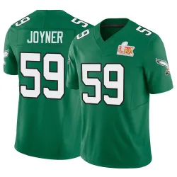 Youth Seth Joyner Philadelphia Eagles No.59 Limited Kelly Alternate Vapor F.U.S.E. Super Bowl LIX Jersey - Green