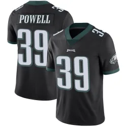Youth ShunDerrick Powell Philadelphia Eagles No.39 Limited Alternate Vapor Untouchable Jersey - Black