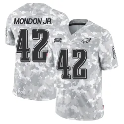Youth Smael Mondon Jr. Philadelphia Eagles No.42 Limited 2024 Salute to Service Jersey - Arctic Camo