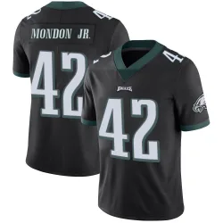 Youth Smael Mondon Jr. Philadelphia Eagles No.42 Limited Alternate Vapor Untouchable Jersey - Black