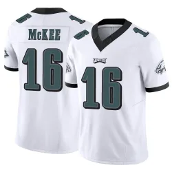 Youth Tanner McKee Philadelphia Eagles No.16 Limited Vapor F.U.S.E. Jersey - White