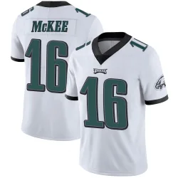 Youth Tanner McKee Philadelphia Eagles No.16 Limited Vapor Untouchable Jersey - White