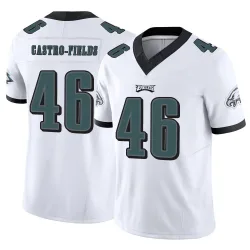 Youth Tariq Castro-Fields Philadelphia Eagles No.46 Limited Vapor F.U.S.E. Jersey - White