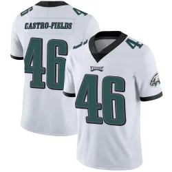Youth Tariq Castro-Fields Philadelphia Eagles No.46 Limited Vapor Untouchable Jersey - White