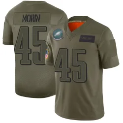 Youth Taylor Morin Philadelphia Eagles No.45 Limited 2019 Salute to Service Jersey - Camo