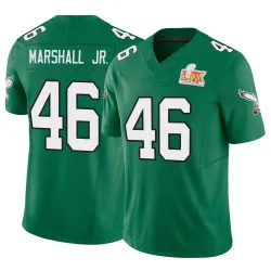 Youth Terrace Marshall Jr. Philadelphia Eagles No.46 Limited Kelly Alternate Vapor F.U.S.E. Super Bowl LIX Jersey - Green