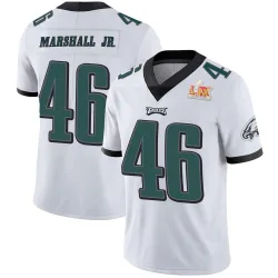 Youth Terrace Marshall Jr. Philadelphia Eagles No.46 Limited Vapor Untouchable Super Bowl LIX Jersey - White