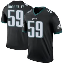 Youth Thomas Booker IV Philadelphia Eagles No.59 Legend Color Rush Jersey - Black