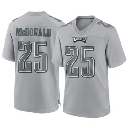 Youth Tommy McDonald Philadelphia Eagles No.25 Game Atmosphere Fashion Jersey - Gray