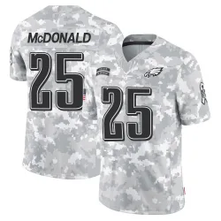 Youth Tommy McDonald Philadelphia Eagles No.25 Limited 2024 Salute to Service Jersey - Arctic Camo