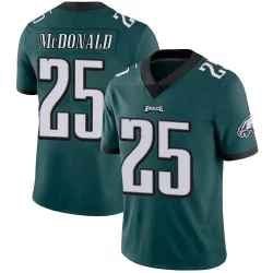Youth Tommy McDonald Philadelphia Eagles No.25 Limited Midnight Team Color Vapor Untouchable Jersey - Green