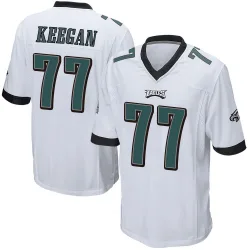 Youth Trevor Keegan Philadelphia Eagles No.77 Game Jersey - White
