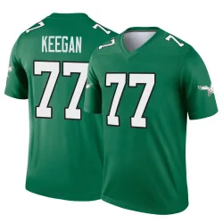 Youth Trevor Keegan Philadelphia Eagles No.77 Legend Kelly Alternate Jersey - Green