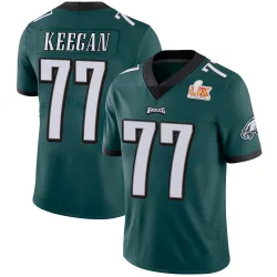 Youth Trevor Keegan Philadelphia Eagles No.77 Limited Midnight Team Color Vapor Untouchable Super Bowl LIX Jersey - Green