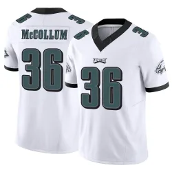 Youth Tristin McCollum Philadelphia Eagles No.36 Limited Vapor F.U.S.E. Jersey - White
