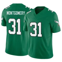 Youth Wilbert Montgomery Philadelphia Eagles No.31 Limited Kelly Alternate Vapor F.U.S.E. Jersey - Green