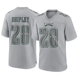 Youth Will Shipley Philadelphia Eagles No.28 Game Atmosphere Fashion Jersey - Gray