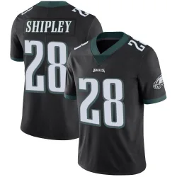 Youth Will Shipley Philadelphia Eagles No.28 Limited Alternate Vapor Untouchable Jersey - Black