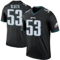 Youth Zack Baun Philadelphia Eagles No.53 Legend Color Rush Jersey - Black