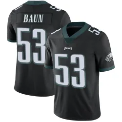 Youth Zack Baun Philadelphia Eagles No.53 Limited Alternate Vapor Untouchable Jersey - Black